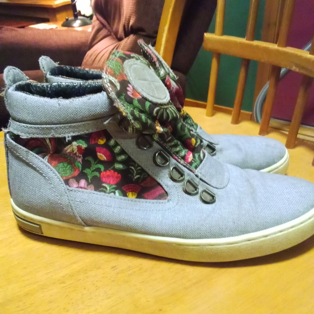 Inkkas camping boot- hiking sneaker- high top canvas -